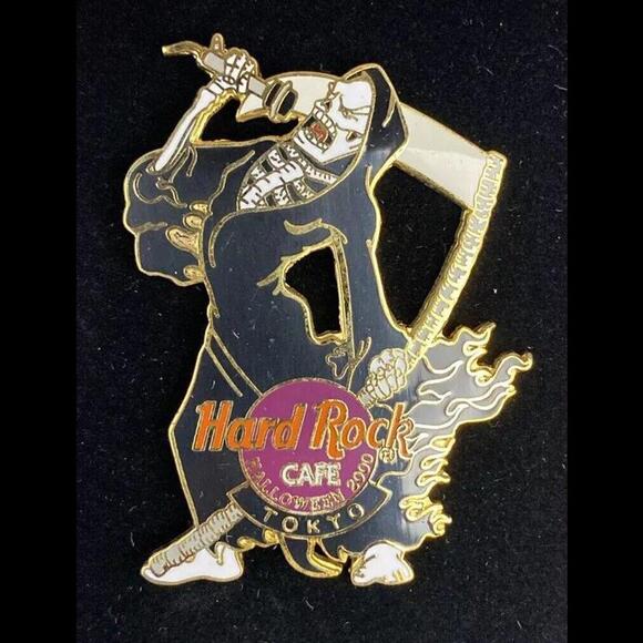RARE Hard Rock Cafe TOKYO 2000 HALLOWEEN ~ Monsters Band Limited Edition Pin Set - Picture 5 of 9